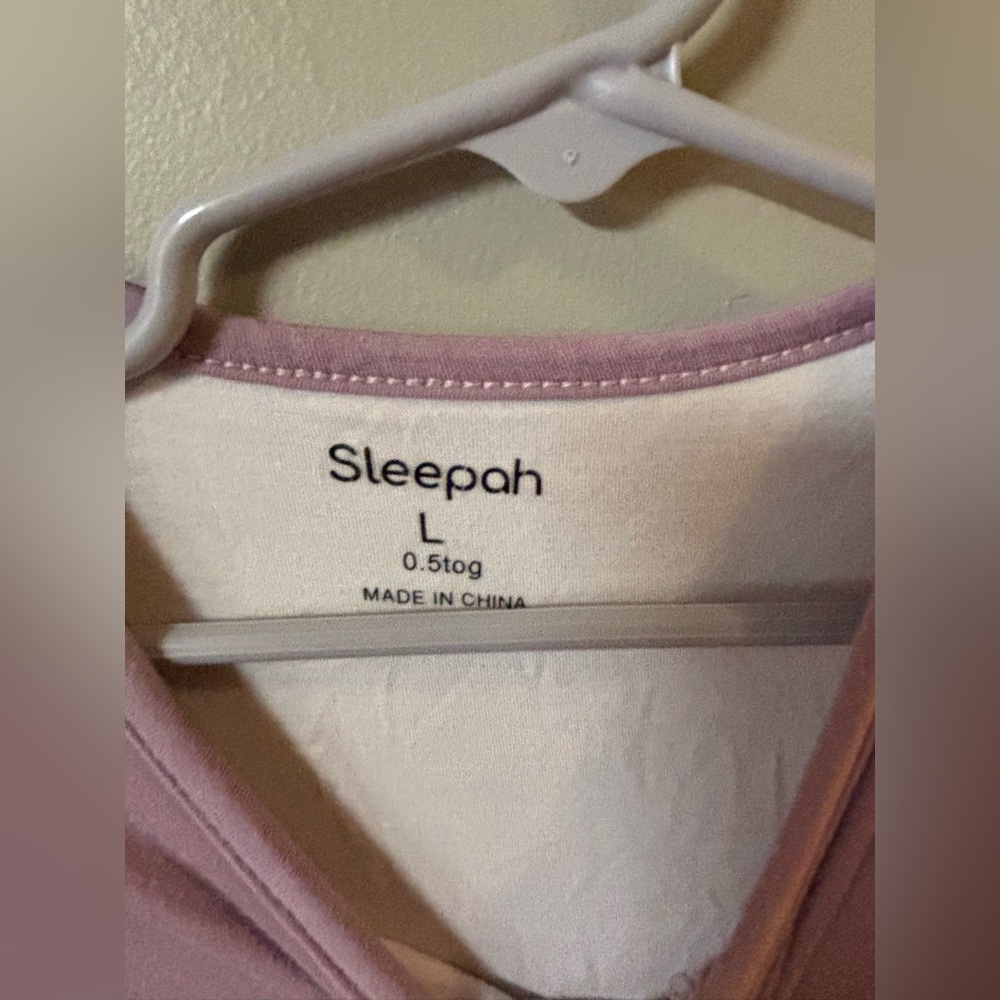 Play Bamboo sleep sack purple size large .5 tog - Picture 2 of 3
